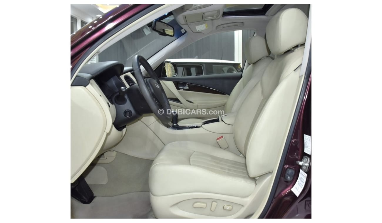 Infiniti QX50 EXCELLENT DEAL for our Infiniti QX50 ( 2017 Model ) in Burgundy Color GCC Specs