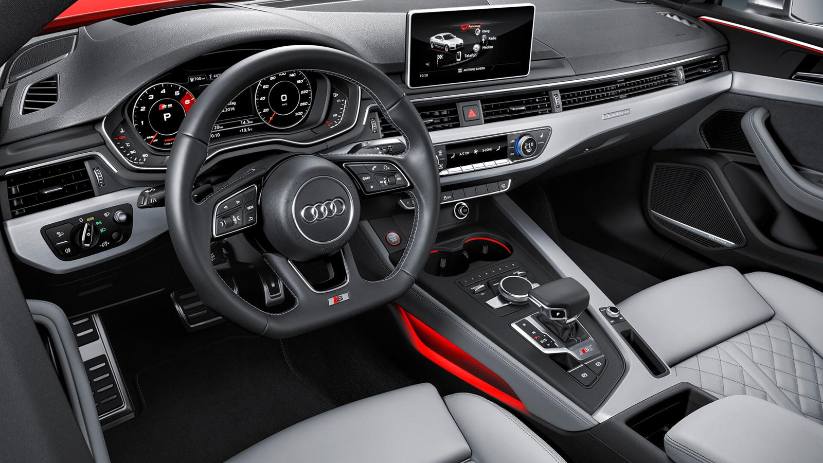 أودي S5 interior - Cockpit