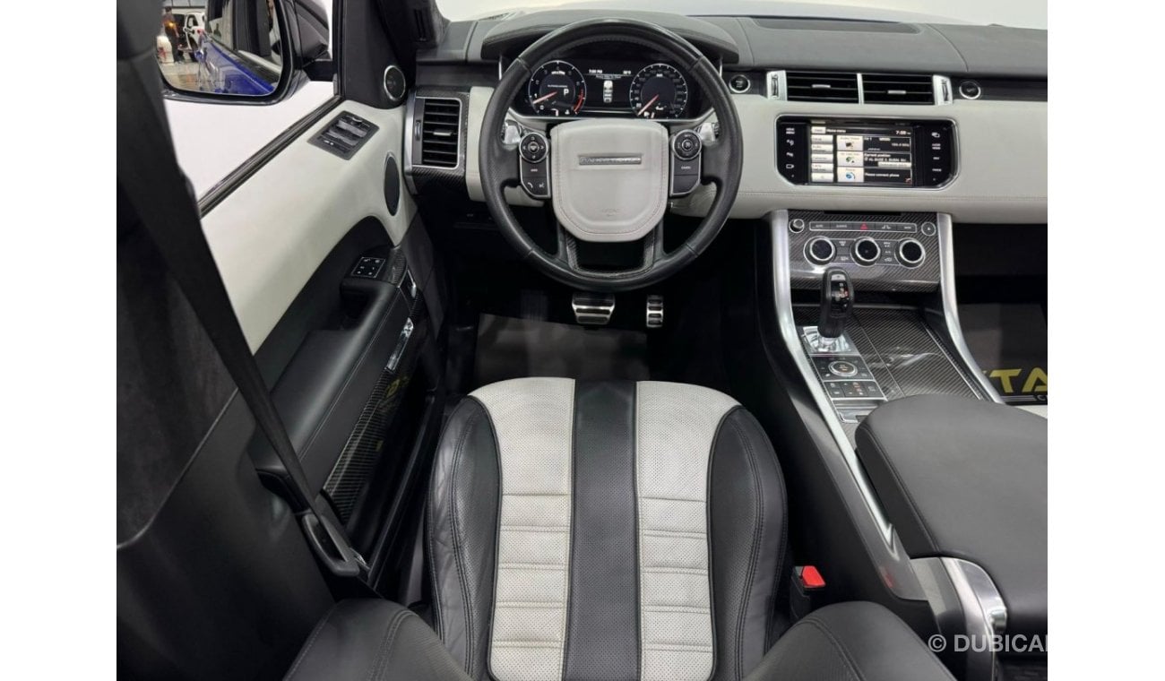 Land Rover Range Rover Sport SVR 2015 Range Rover SVR, Full Service History, Carbon Fiber Package, Full Options, GCC