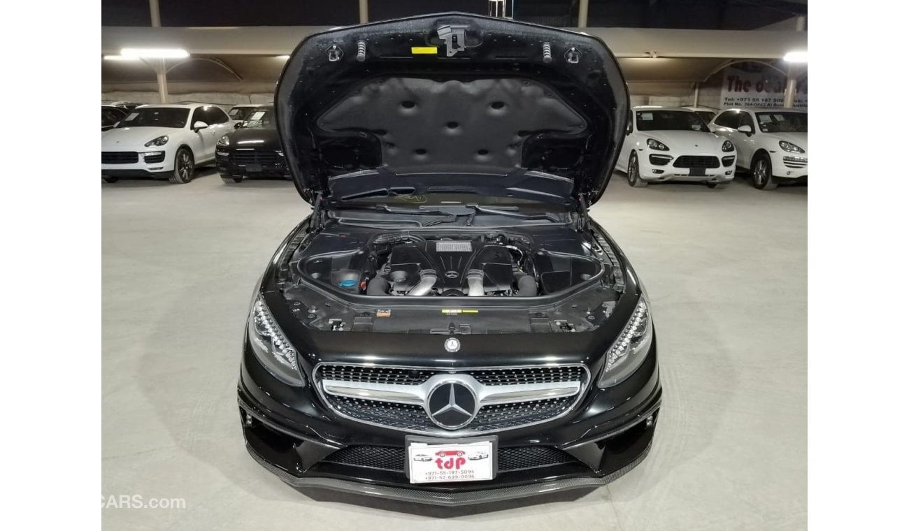 مرسيدس بنز S 550 كوبيه MERCEDES S CLASS COUPE S550 BLACKBISON WALDAERO KIT 4.7L 2015, BURMESTER SPEAKER, SIX BUTTONS AND MO