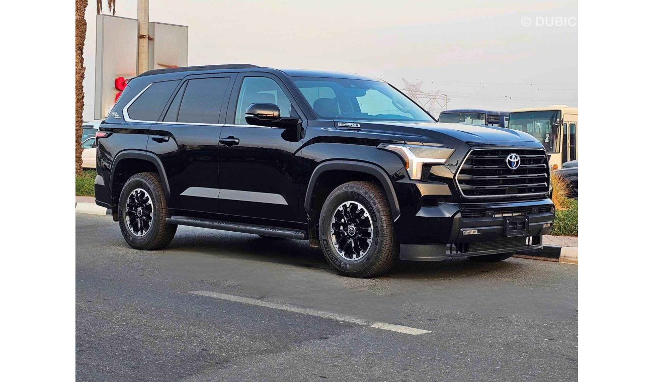 تويوتا سيكويا TRD OFF-ROAD SR5 / HYBRID / 3.5L V6 / I-FORCE MAX TWIN TURBO / SUNROOF / 4WD (CODE # 68050)