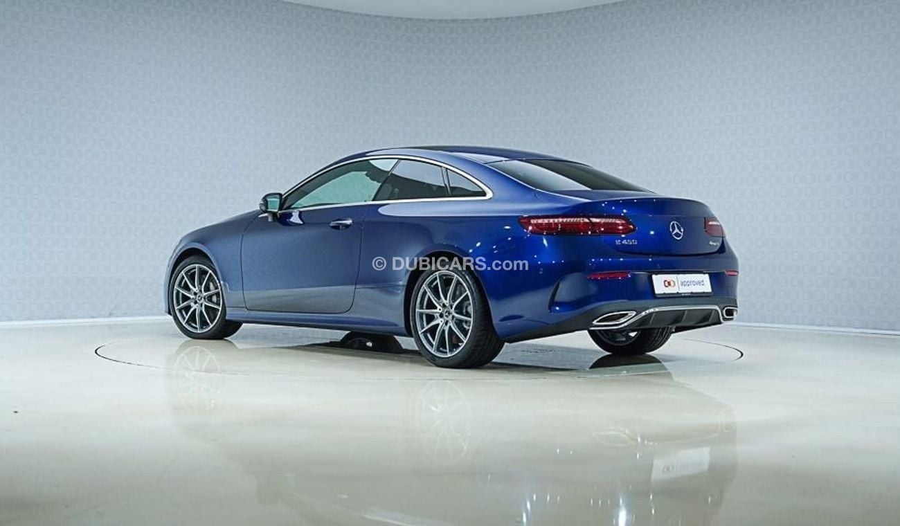 Mercedes-Benz E450 Coupe AMG Line - AED 4,821 P/M - 2 Years Warranty