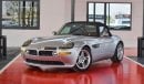 BMW Z8 BMW Z8, 2002, Silver exterior, Red Interior, Manual transmission, 8 cylinders, 18″ wheels, 61,900 km