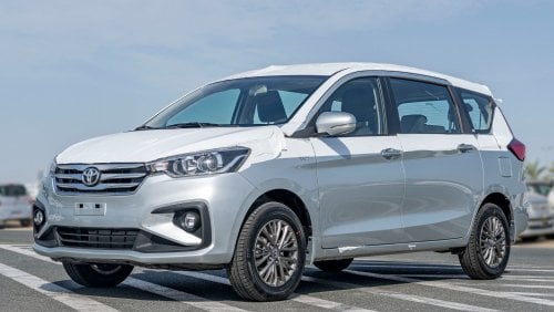 Toyota Rumion 1.5 L PETROL - SILVER: PUSH START, FABRIC SEATS, DISPLAY + REAR CAMERA