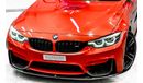 BMW M4 Std 2018 BMW M4, In Warranty, M Performance Exhaust, M Performance Exterior Carbon, Low KMs, GCC