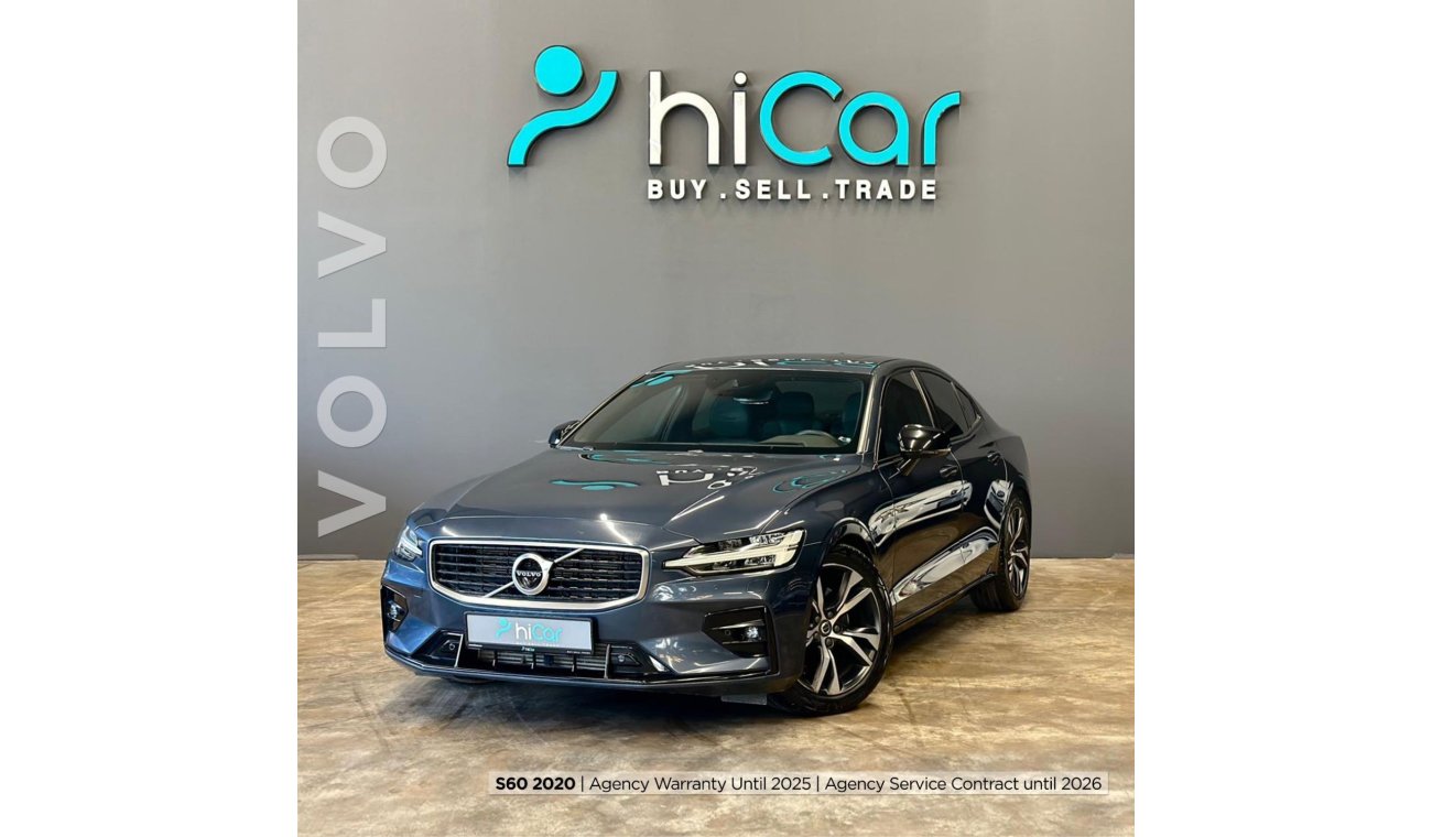 Volvo S60 AED 1,532pm • 0% Downpayment • R Design • Agency Warranty & Service 2026