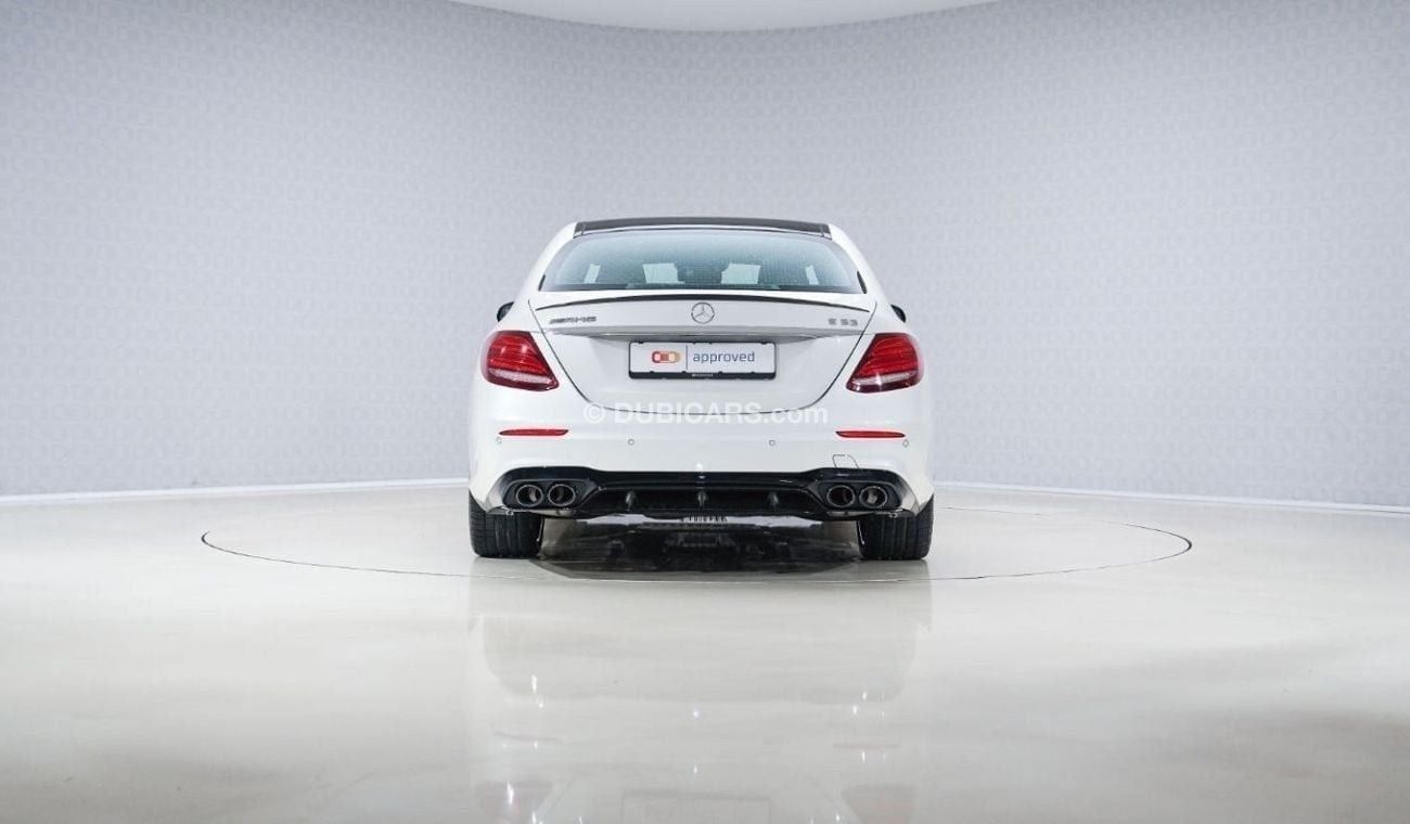 Mercedes-Benz E 53 AMG 4Matic - AED 4,343 P/M - 2 Years Warranty