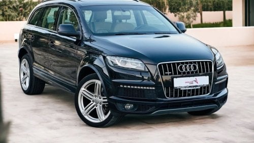 Audi Q7 45 TFSI quattro S-Line Luxury AED 1,290 PM | AUDI Q7 3.0 S-LINE | GCC SPECS | FULL OPTION | 0% DO