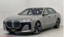 BMW 740Li 2023 BMW 740li M-Sport, Feb 2028 BMW Warranty + Service Pack, Full Options, Low Kms, GCC