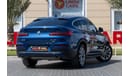 بي أم دبليو X4 xDrive 30i 2.0L BMW X4 xDrive30i 2020 GCC under Warranty with Flexible Down-Payment.