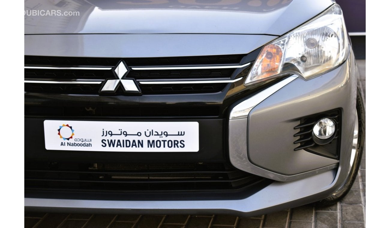 Mitsubishi Attrage AED 589 PM | 1.2L GLX GCC DEALER WARRANTY