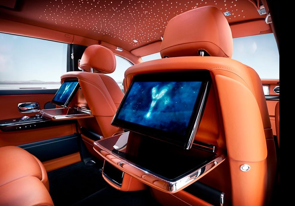 Rolls-Royce Phantom interior - Rear Entertainment