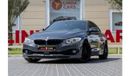 BMW 435i BMW 435i Alpina B4 Biturbo 2016 GCC under Warranty with Flexible Down-Payment.