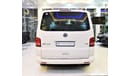 Volkswagen T5 Multivan AMAZING Volkswagen Multivan 2013 Model!! in White Color! GCC Specs