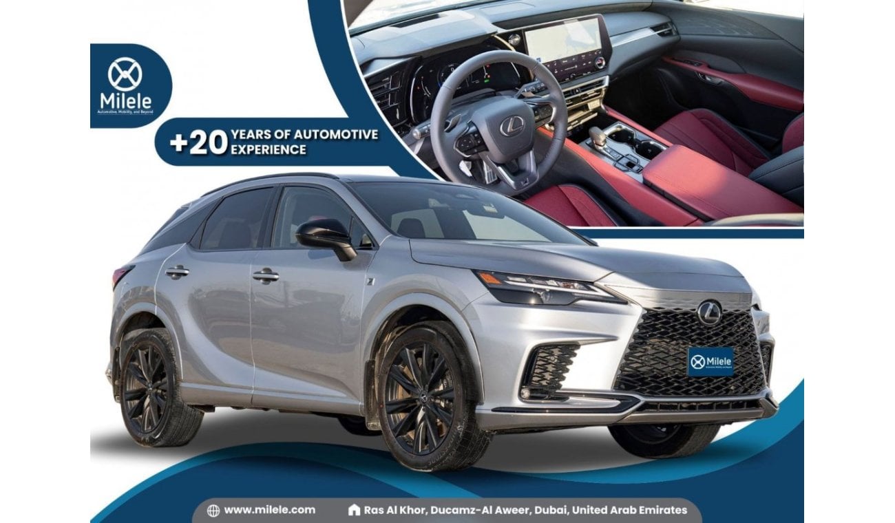 لكزس RX 500h F-SPORT 2 HYBRID: WITH PANORAMIC ROOF, AND REAR AXLE STEERING