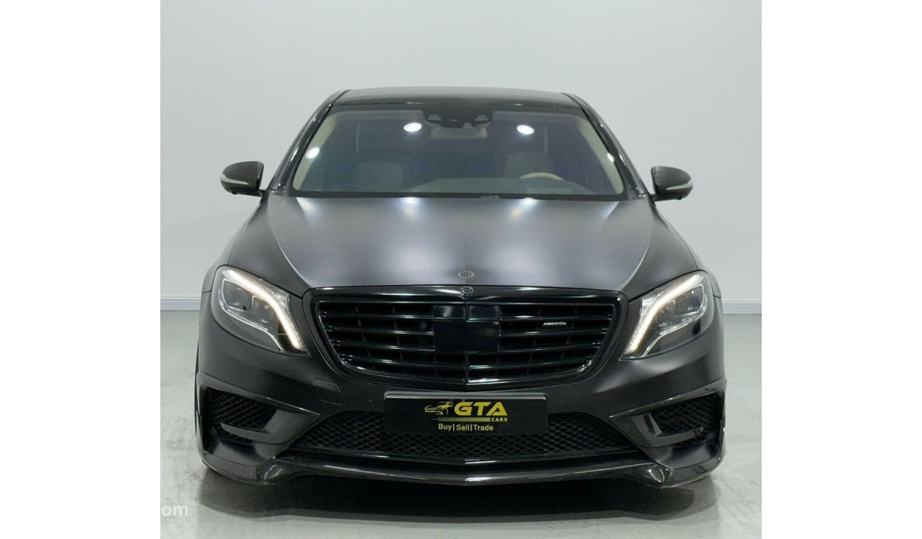 مرسيدس بنز S 63 AMG Std 5.5L 2015 Mercedes Benz S63 4MATIC Brabus Edition, 1 Of 1, Full Service History, Fully Loaded, G