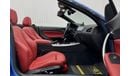 بي أم دبليو 220 M-Sport 2.0L 2018 BMW 220i M-Sport Convertible, Warranty, Full Service History, Low Kms, GCC