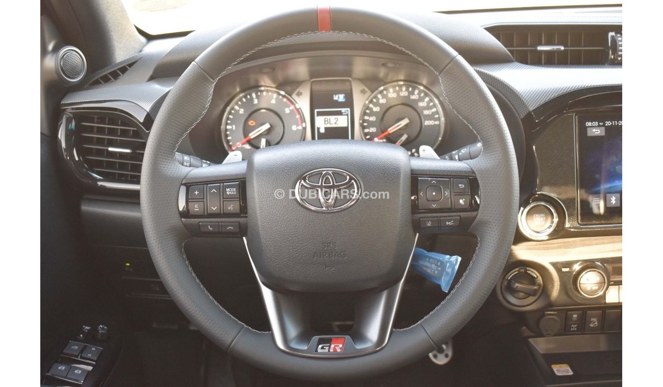 تويوتا هيلوكس 2024 TOYOTA HILUX GR SPORT 2.8L DIESEL WITH RADAR FULL OPTION AUTOMATIC TRANSMISSION, NON- GCC