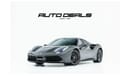 Ferrari 488 Spider | GCC- Warranty - Very Low Mileage - Perfect Condition | 3.0L i6