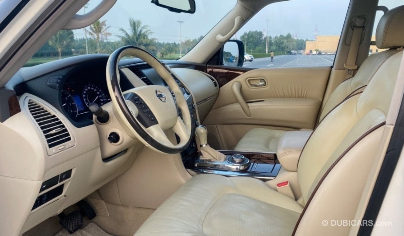 Nissan Patrol LE Platinum 1 على 1 رادار تحكم مسار كراسي كهرباء شاشات خلفيه خمس كاميرات بدون حادث بدون Full option