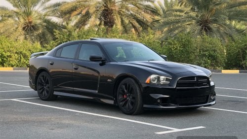 Dodge Charger SRT8 DODGE SRT MODEL 2014 GCC CAR PERFECT CONDITION INSIDE AND OUTSIDE FULL OPTION SUN ROOF LEATHER 