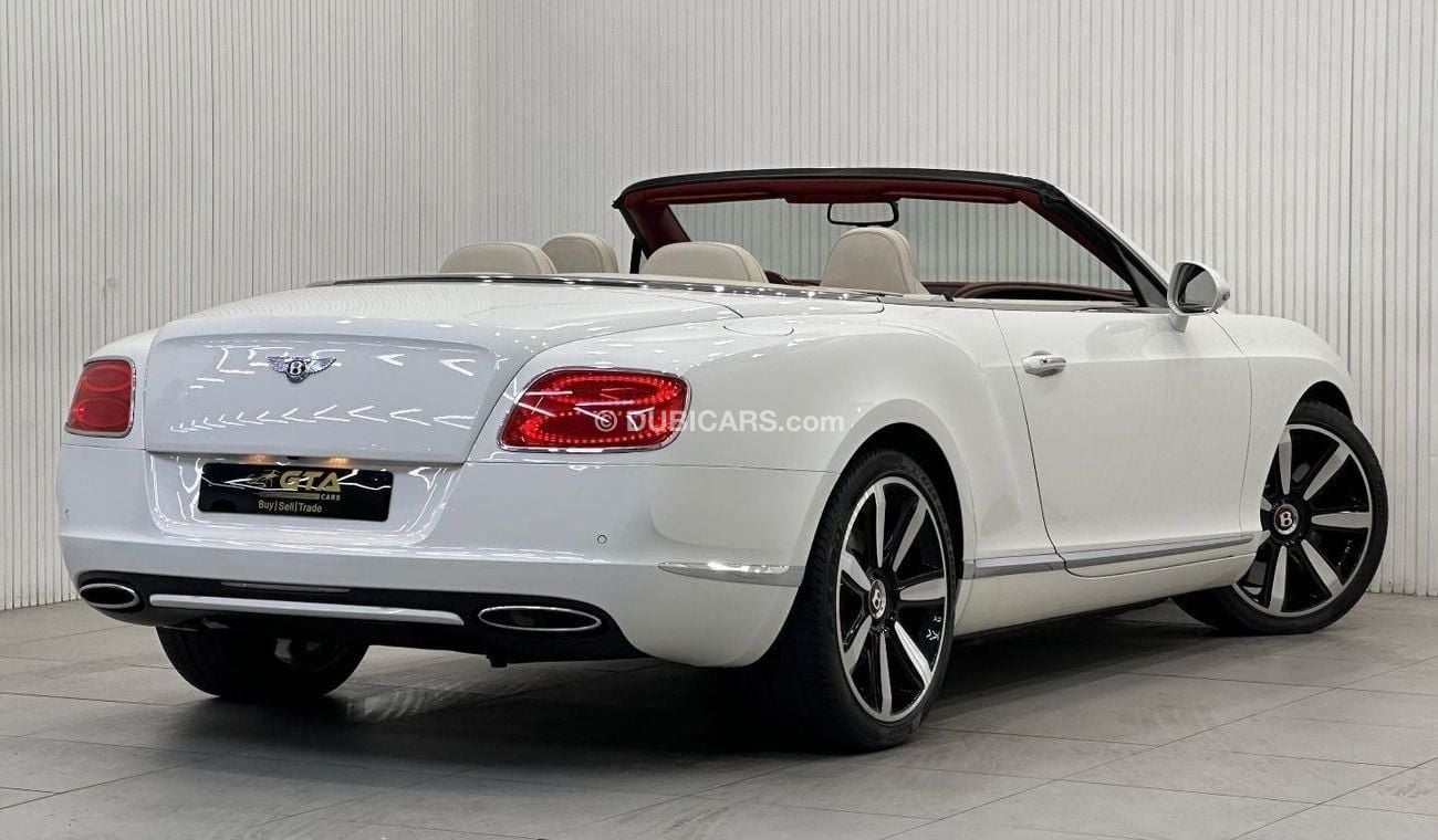 Bentley Continental GTC W12 2012 Bentley Continental GTC Convertible, W12, Excellent Condition, Full Options, GCC