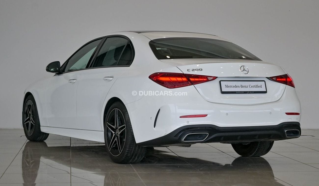 مرسيدس بنز C200 Saloon / Reference: VSB 33046 Certified Pre-Owned with up to 5 Years Service Package* and 5 Years Wa