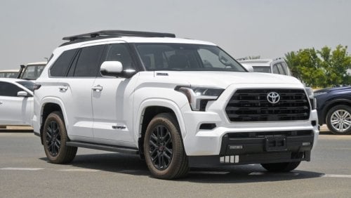 تويوتا سيكويا Brand New Toyota Sequoia SR5 SEQ35-P-23-SR5-01 3.5TT | Petrol | White/Black | 2023 | For Export