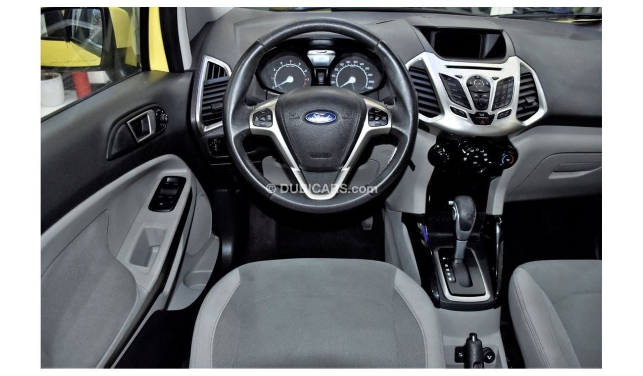 Ford EcoSport EXCELLENT DEAL for our Ford EcoSport ( 2014 Model ) in Yellow Color GCC Specs