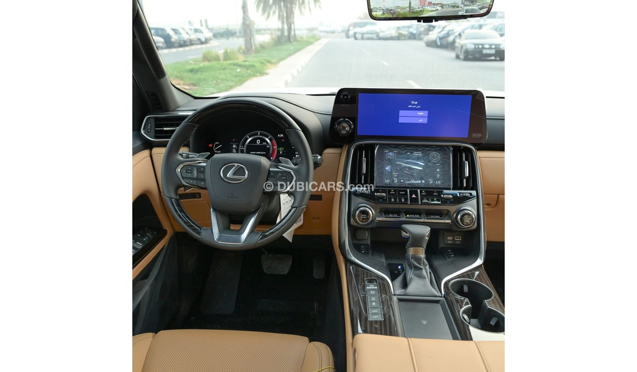 لكزس LX 500 The Lexus LX 500 is a luxurious full-size SUV designed to deliver exceptional performance on and off