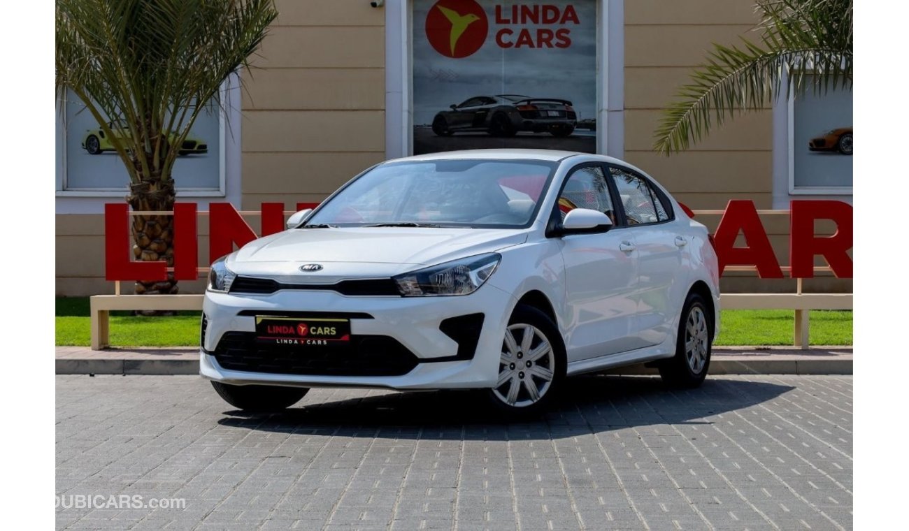 كيا ريو Kia Rio 2021 GCC under Agency Warranty with Flexible Down-Payment/ Flood Free.