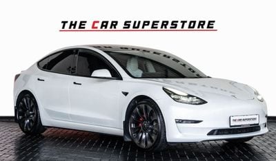 Tesla Model 3 2023-TESLA MODEL 3 PERFORMANCE-GCC-SERVICE CONTRACT-FULL SERVICE HISTORY-WARRANTY TILL 2031