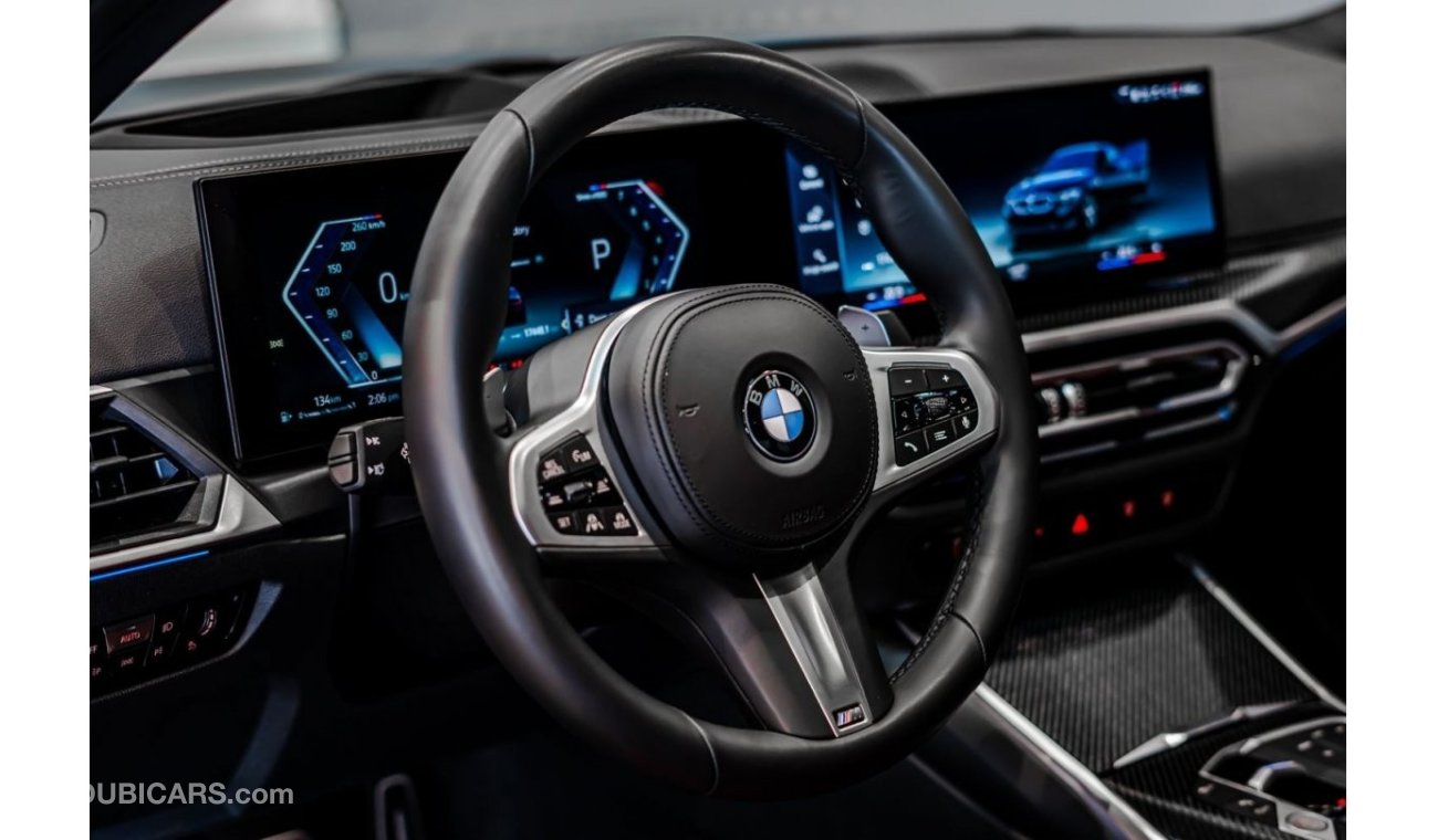 بي أم دبليو M34i 2023 BMW M340i, 2027 BMW Warranty + Service Contract, Carbon Interior, Low KMs, GCC