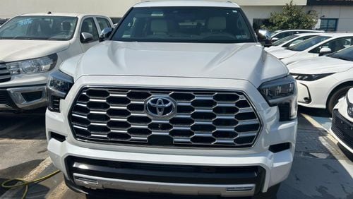 تويوتا سيكويا 2024 TOYOTA SEQUOIA CAPSTONE HYBRID V6 3.5L TURBO 4WD 7-SEATER AUTOMATIC