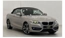 بي أم دبليو 220 سبورت لاين 2017 BMW 220i Sportline, Warranty, Service History, Excellent Condition, GCC