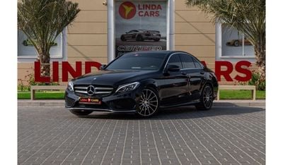 Mercedes-Benz C200 Mercedes-Benz C200 AMG Pack 2017 GCC under Warranty with Flexible Down-Payment.