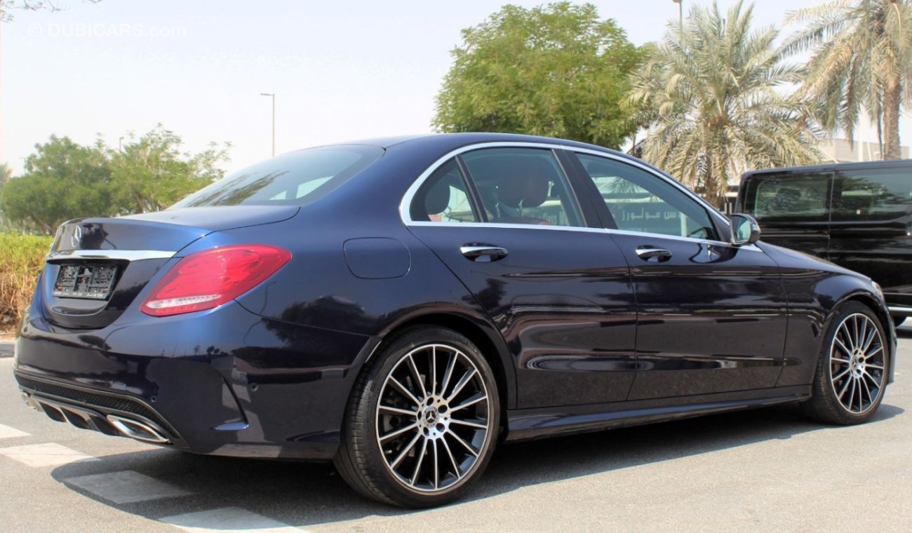 Mercedes-Benz C200 AMG Pack MERCEDES C200 AMG FULL OPTION 2018 GCC GARGASH LOW MILEAGE SINGLE OWNER IN MINT CONDITION