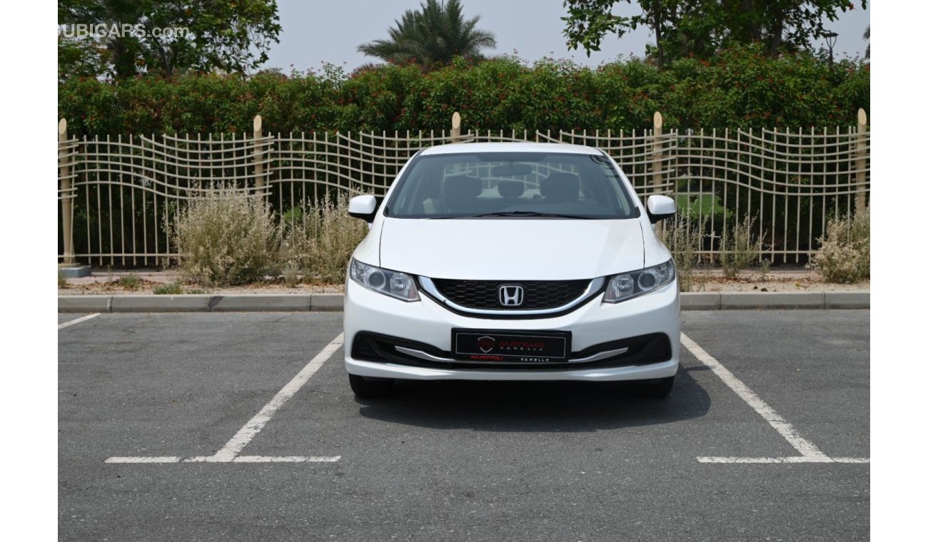 Honda Civic EXi 0 % DP - AGENCY MAINTAINED - HONDA CIVIC 2015 - GCC SPECS - FIRST OWNER - WELL MAINTAINED