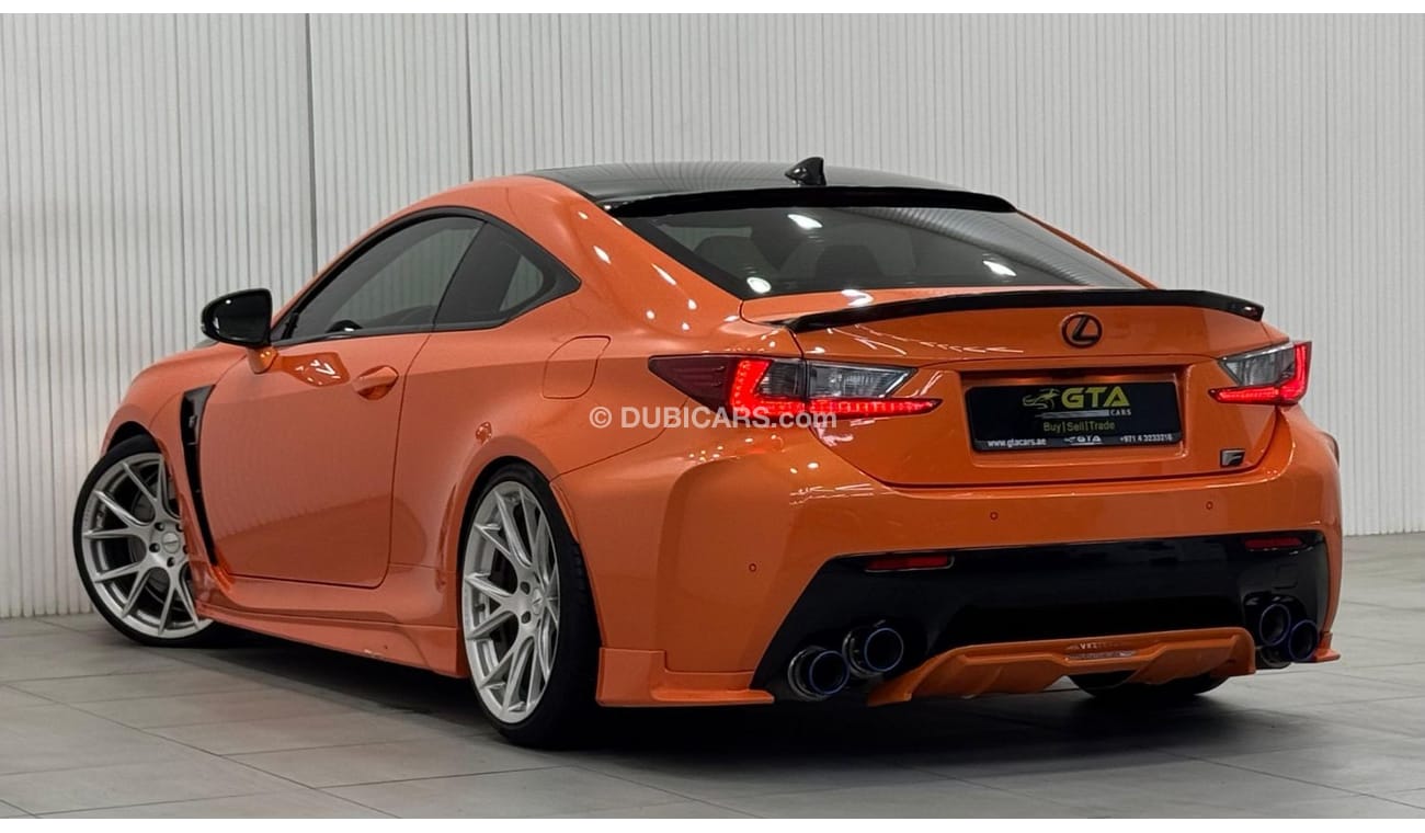 لكزس RC F F-Performance 5.0L (470 HP) 2015 Lexus RC F-Sport Coupe, AL-Futtaim Agency Service Package, Full Age