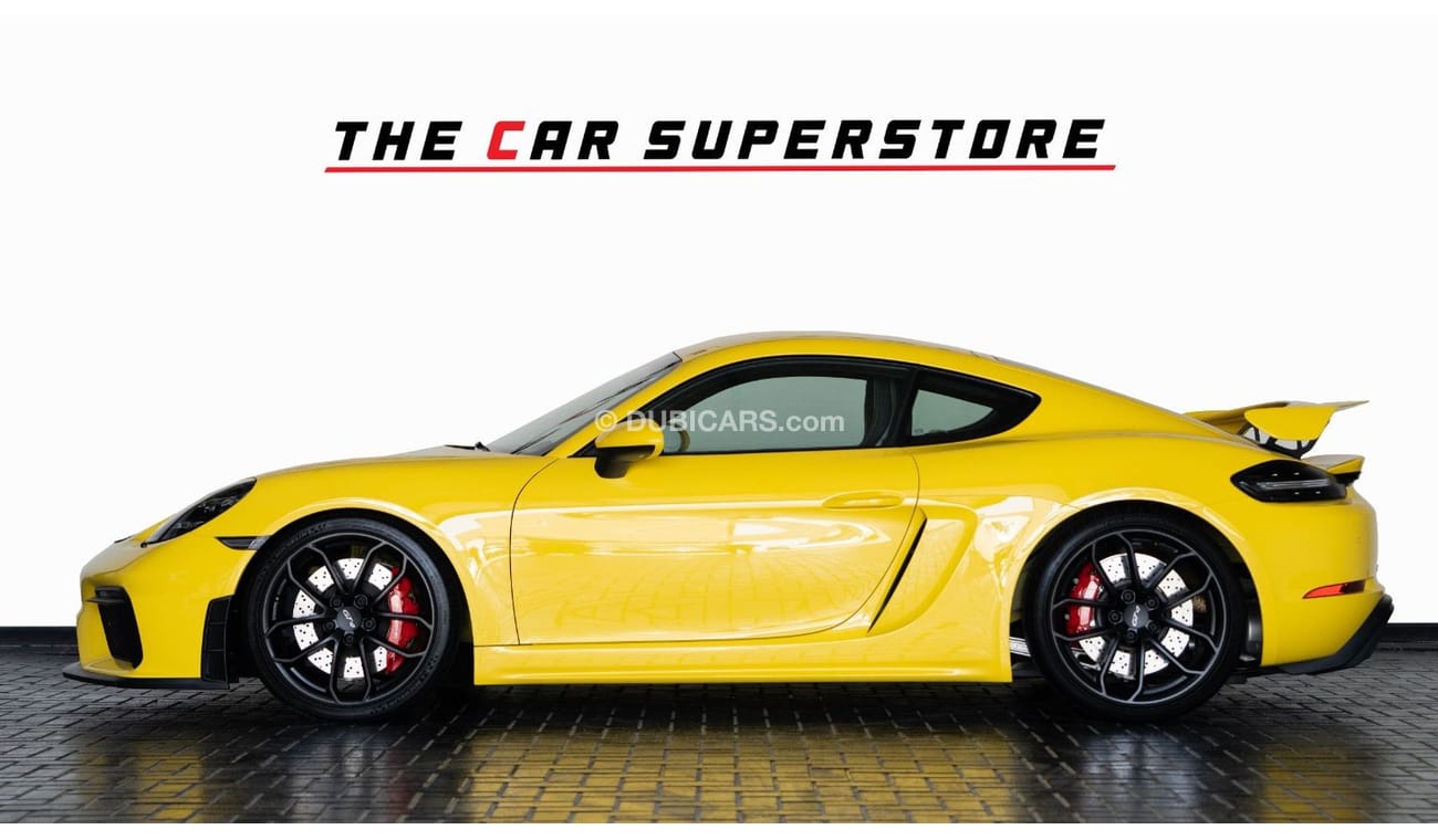 Porsche Cayman GT4 2020-PORSCHE 718 CAYMAN GT4 -GCC-FSH-SERVICE CONTRACT WITH AL NABOODA-1 YEAR WARRANTY