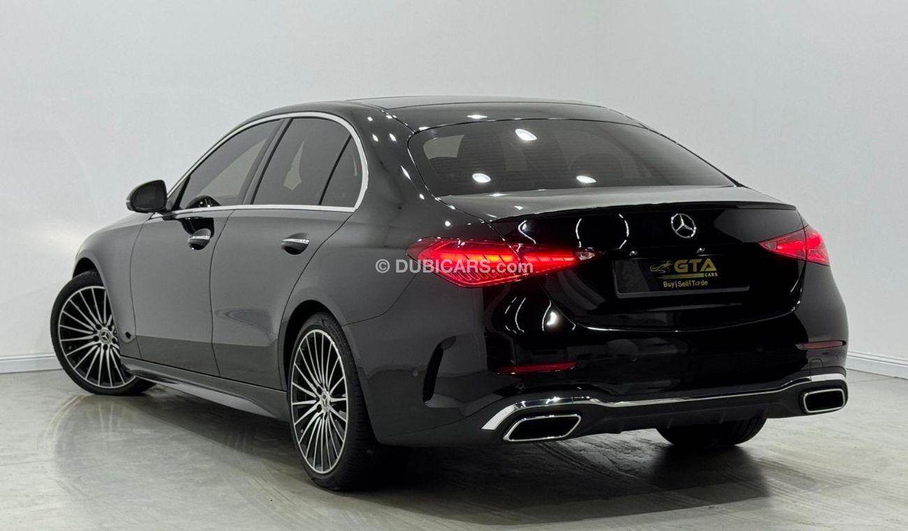 مرسيدس بنز C200 Premium 2.0L 2024 Mercedes Benz C200 AMG, 2027 Mercedes Warranty, Very Low Kms, GCC