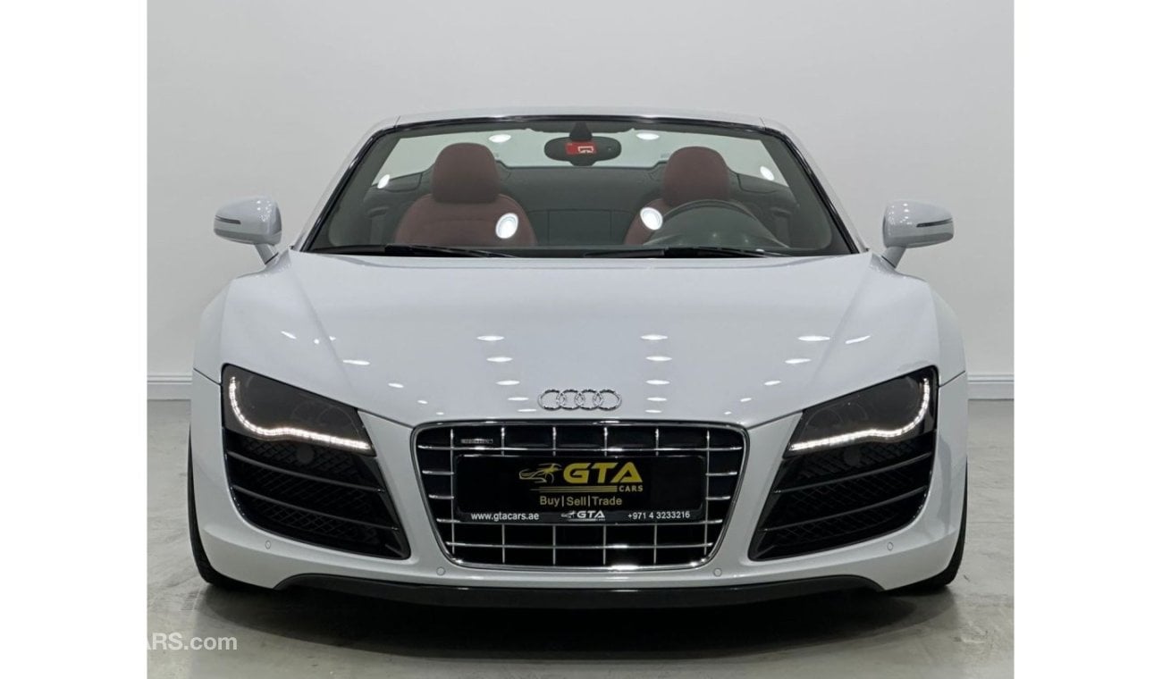 أودي R8 2012 Audi R8 Quattro V10 Spyder, Full Service History, Very Low Kms, GCC Specs