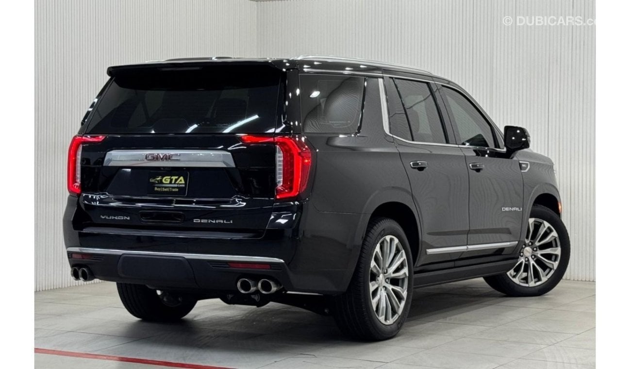 جي أم سي يوكون 2021 GMC Yukon Denali, May 2025 Al Ghandi Agency Warranty + Service Pack, Full Service History, GCC