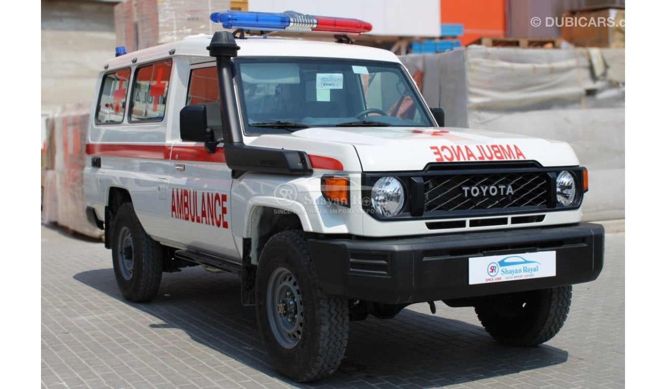 Toyota Land Cruiser LHD LC78 4.2L DSL V6 4WD 3DR AMBULANCE MT 2024MY