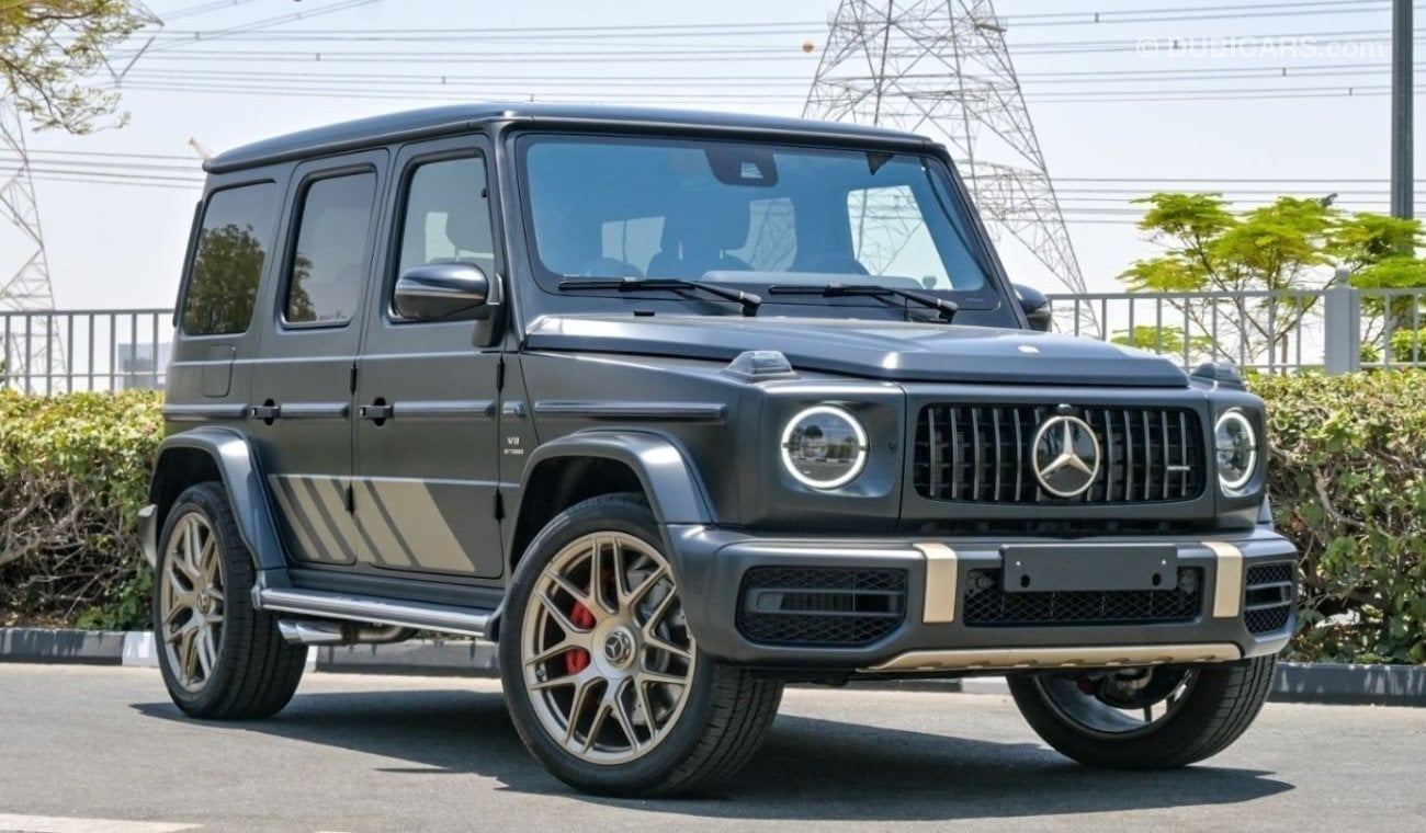 Mercedes-Benz G 63 AMG Mercedes G63 |Night Black Magno |Gold Topstitching Interior |2024 |GRAND EDITION | LIMITED 1 of 1000