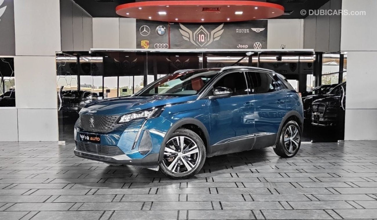 Peugeot 3008 AED 1,900 P.M | 2023 PEUGEOT 3008 GT LINE | AGENCY WARRANTY | PANORAMIC VIEW | GCC