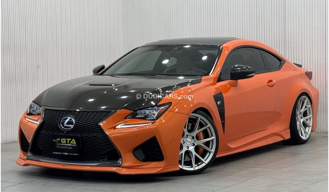 لكزس RC F F-Performance 5.0L (470 HP) 2015 Lexus RC F-Sport Coupe, AL-Futtaim Agency Service Package, Full Age