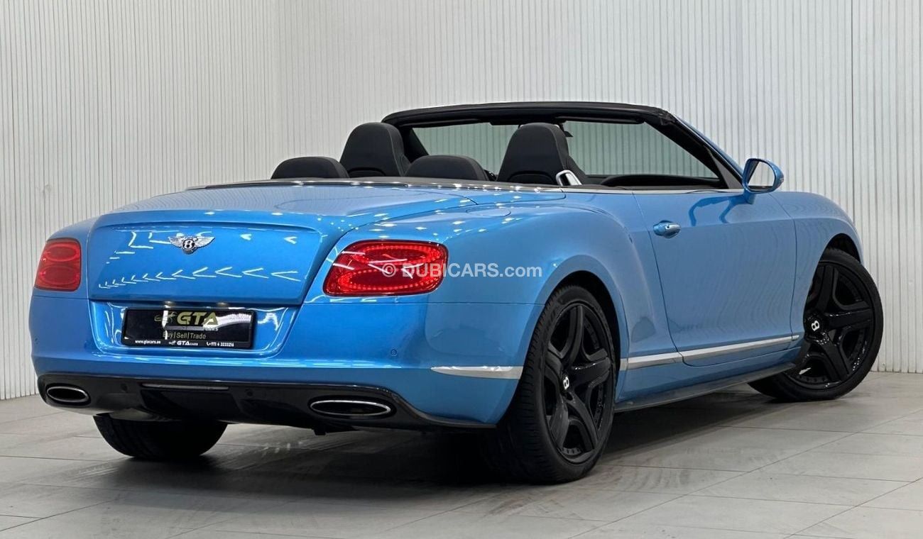 بنتلي كونتيننتال جي تي سي 2013 Bentley Continental GTC Convertible, Full Service History, GCC