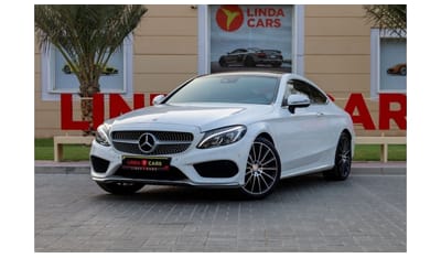 Mercedes-Benz C 200 Coupe Mercedes-Benz C200 Coupe AMG Pack 2017 GCC under Warranty with Flexible Down-Payment.