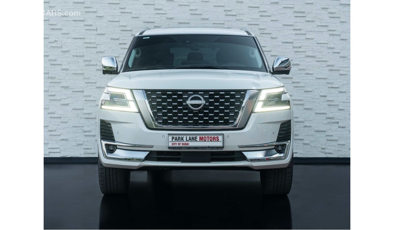 نيسان باترول AED 3,381 PM • PATROL SE PLATINUM • ONLY 45,000 KMS • OFFICIAL NISSAN WARRANTY UNTIL 2028 OR 100K KM